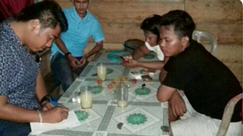 Polisi Gelar Razia Warung Tuak di Tapung Hilir
